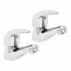 High Life Barra Pair Of Basin Pillar Taps