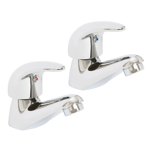 High Life Barra Pair Of Basin Pillar Taps 3 High Life Barra Pair Of Basin Pillar Taps