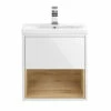 Hudson Reed Coast 500mm Wall Hung Vanity Unit And Basin - White Gloss 1 Hudson Reed Coast 500mm Wall Hung Vanity Unit And Basin - White Gloss -TAP WAREHOUSE Shop hudson reed coast 500mm wall white unit