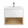 Hudson Reed Coast 600mm Wall Hung Vanity Unit And Basin - White Gloss 2 Hudson Reed Coast 600mm Wall Hung Vanity Unit And Basin - White Gloss -TAP WAREHOUSE Shop hudson reed coast 600mm wall white gloss unit