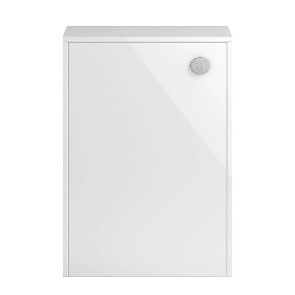 Hudson Reed Coast Floor Standing Back To Wall Toilet Unit - White Gloss 3 Hudson Reed Coast Floor Standing Back To Wall Toilet Unit - White Gloss