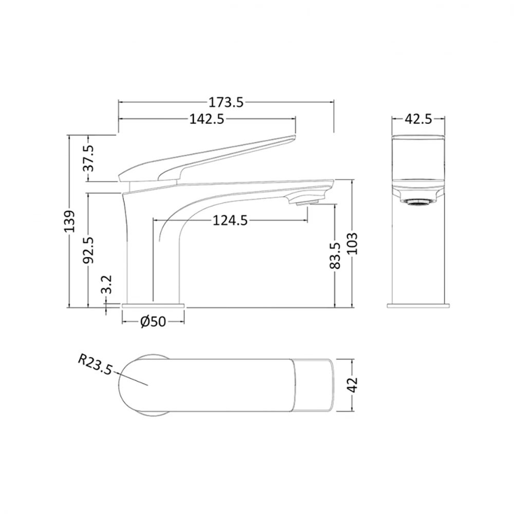 Hudson Reed Drift Round Basin Mixer Tap & Waste 7 Hudson Reed Drift Round Basin Mixer Tap & Waste - Image 5