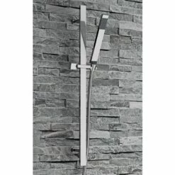 Elijah Concealed Shower Valve With 400mm Fixed Head, 360mm Ceiling Shower Arm, Slide Rail Kit & Overflow Bath Filler 13 Elijah Concealed Shower Valve With 400mm Fixed Head, 360mm Ceiling Shower Arm, Slide Rail Kit & Overflow Bath Filler -TAP WAREHOUSE Shop hudson reed rectangular rail kit outlet elbow