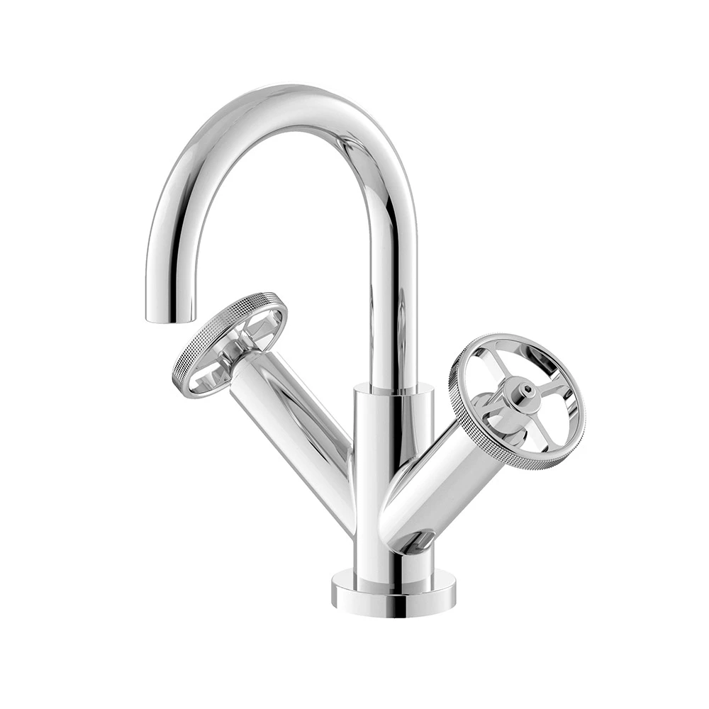 Hudson Reed Revolution Industrial Basin Mixer Tap & Waste 3 Hudson Reed Revolution Industrial Basin Mixer Tap & Waste