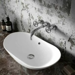 Hudson Reed Revolution Industrial Wall Mounted Basin Mixer Tap -TAP WAREHOUSE Shop hudson reed revolution industrial wall mounted tap
