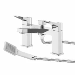 Hudson Reed Soar Square Bath Shower Mixer Tap & Kit