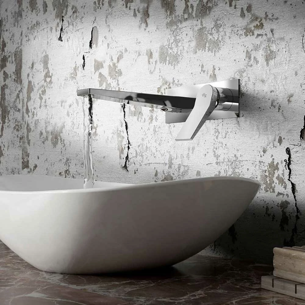 Hudson Reed Soar Square Wall Mounted Basin Mixer Tap 5 Hudson Reed Soar Square Wall Mounted Basin Mixer Tap - Image 3