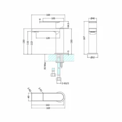 Hudson Reed Sottile Round Basin Mixer Tap & Waste -TAP WAREHOUSE Shop hudson reed sottile round basin tap sot305 tech