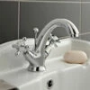 Hudson Reed Topaz Crosshead Mono Basin Mixer With Pop-Up Waste