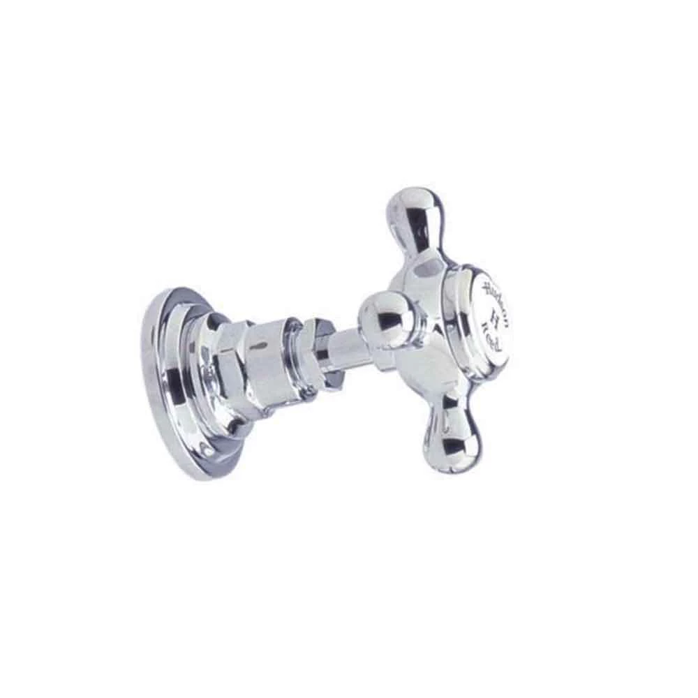 Hudson Reed White Topaz Crosshead Deck Mounted Bath Shower Mixer With Handset Kit & Hexagonal Collar 4 Hudson Reed White Topaz Crosshead Deck Mounted Bath Shower Mixer With Handset Kit & Hexagonal Collar - Image 2