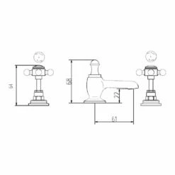 Hudson Reed Topaz 3 Hole Basin Mixer With Pop-Up Waste 7 Hudson Reed Topaz 3 Hole Basin Mixer With Pop-Up Waste -TAP WAREHOUSE Shop hudsonreed bc307 tech