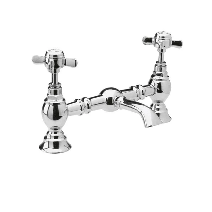 Nuie Beaumont Luxury Bridge Basin Mixer 3 Nuie Beaumont Luxury Bridge Basin Mixer