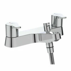 Ideal Standard Calista Deck Mounted Bath Mixer & Shower Handset 9 Ideal Standard Calista Deck Mounted Bath Mixer & Shower Handset -TAP WAREHOUSE Shop ideal standard calista 2 hole mixer cutout4