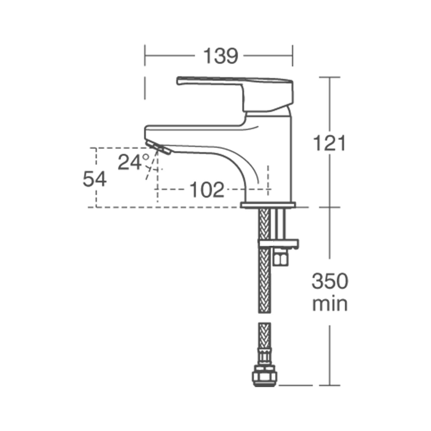 Ideal Standard Calista Mini Mono Basin Mixer 6 Ideal Standard Calista Mini Mono Basin Mixer - Image 4