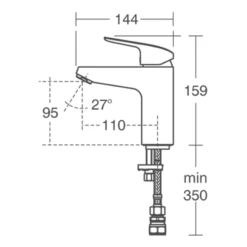 Ideal Standard Ceraflex Mono Basin Mixer Tap -TAP WAREHOUSE Shop ideal standard ceraflex mono basin mixer tap technical