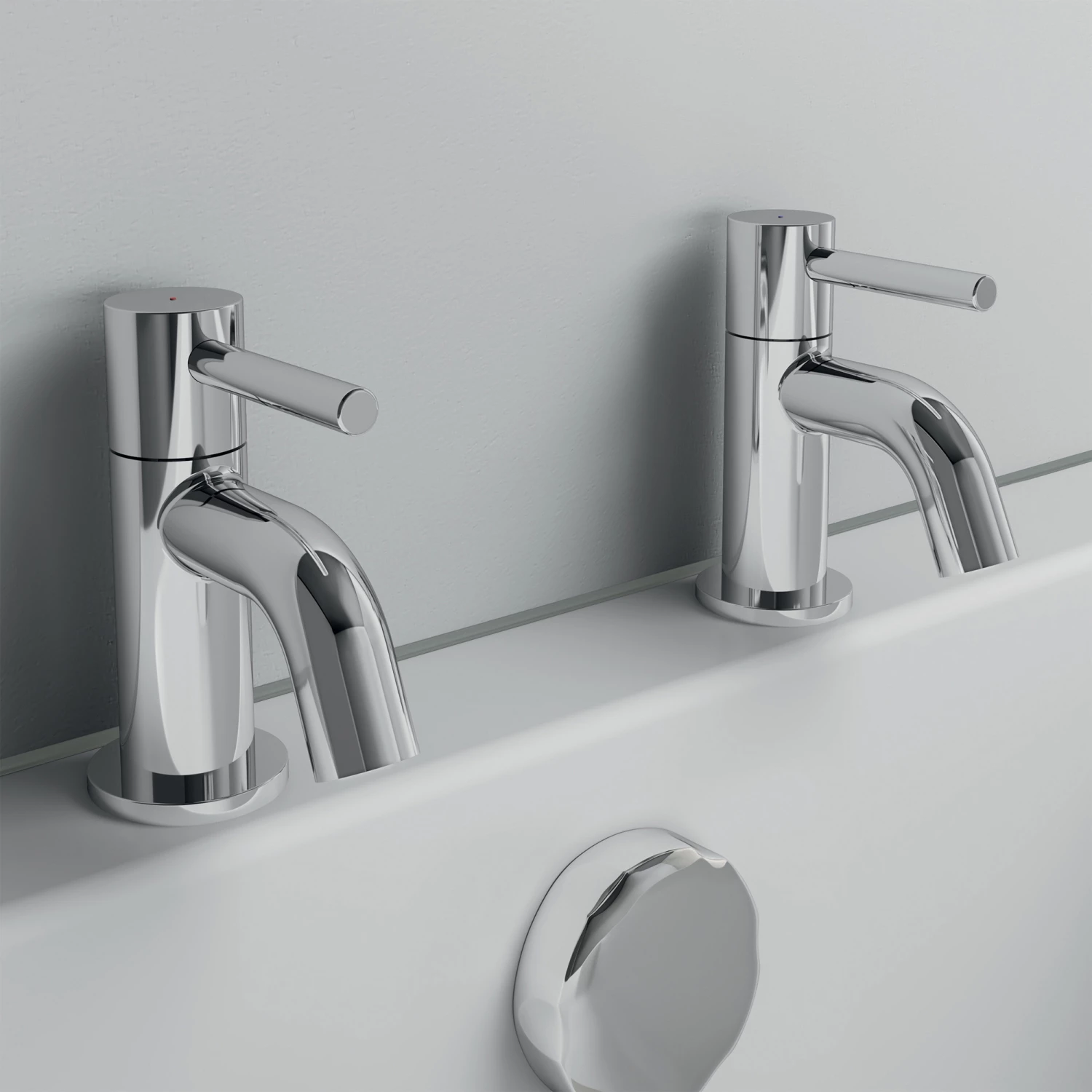 Ideal Standard Ceraline Bath Pillar Taps 3 Ideal Standard Ceraline Bath Pillar Taps