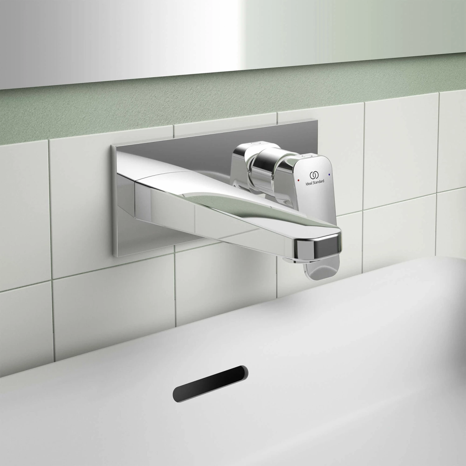 Ideal Standard Ceraplan Wall Mounted Basin Mixer Tap 3 Ideal Standard Ceraplan Wall Mounted Basin Mixer Tap