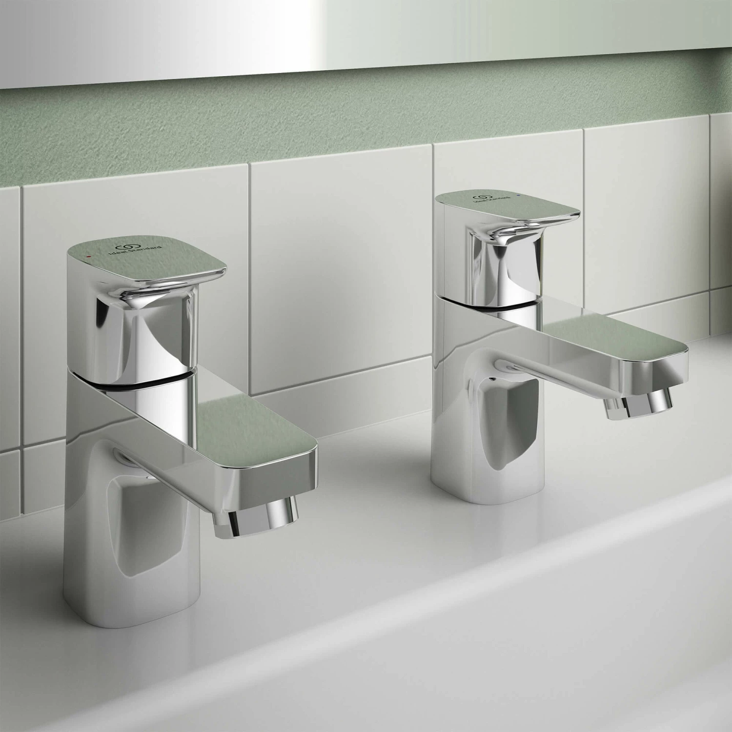 Ideal Standard Ceraplan Basin Pillar Taps 3 Ideal Standard Ceraplan Basin Pillar Taps