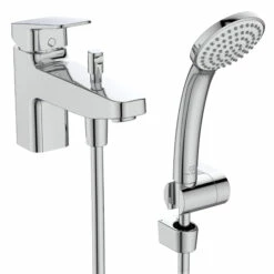 New Release 19 Ideal Standard Ceraplan Mono Bath Shower Mixer & Shower Kit