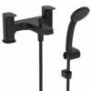 Ideal Standard Ceraplan Silk Black Bath Shower Mixer & Shower Kit 2 Ideal Standard Ceraplan Silk Black Bath Shower Mixer & Shower Kit -TAP WAREHOUSE Shop ideal standard ceraplan silk black bath shower mixer kit