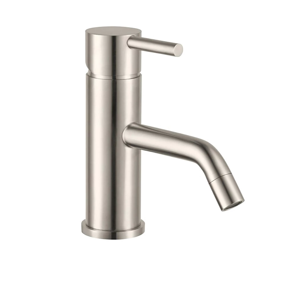Inox Brushed Stainless Steel Single Lever Basin Mixer 4 Inox Brushed Stainless Steel Single Lever Basin Mixer - Image 2