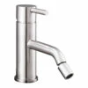 Inox Brushed Stainless Steel Single Lever Bidet Mixer With Pop-up Waste -TAP WAREHOUSE Shop inox brushed steel single lever bidet mixer waste