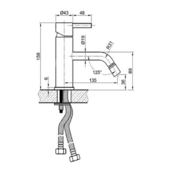 Inox Brushed Stainless Steel Single Lever Basin Mixer 7 Inox Brushed Stainless Steel Single Lever Basin Mixer -TAP WAREHOUSE Shop inox stainless steel basin tap ix001 tech