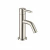Inox Mini Brushed Stainless Steel Single Lever Basin Mixer -TAP WAREHOUSE Shop ix025 cutout