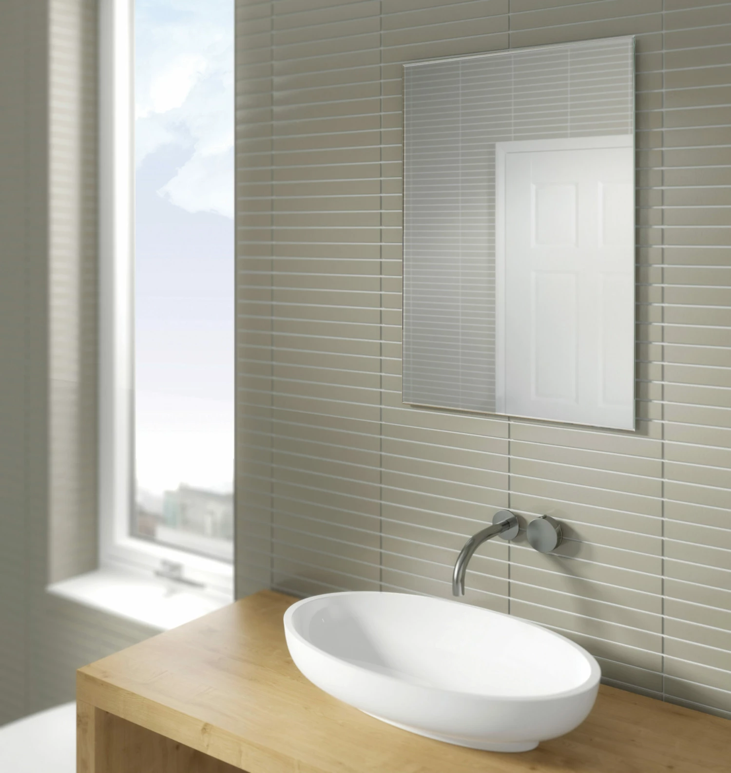 HIB Joshua Landscape Or Portrait Mirror - 700 X 500mm 4 HIB Joshua Landscape Or Portrait Mirror - 700 X 500mm - Image 2