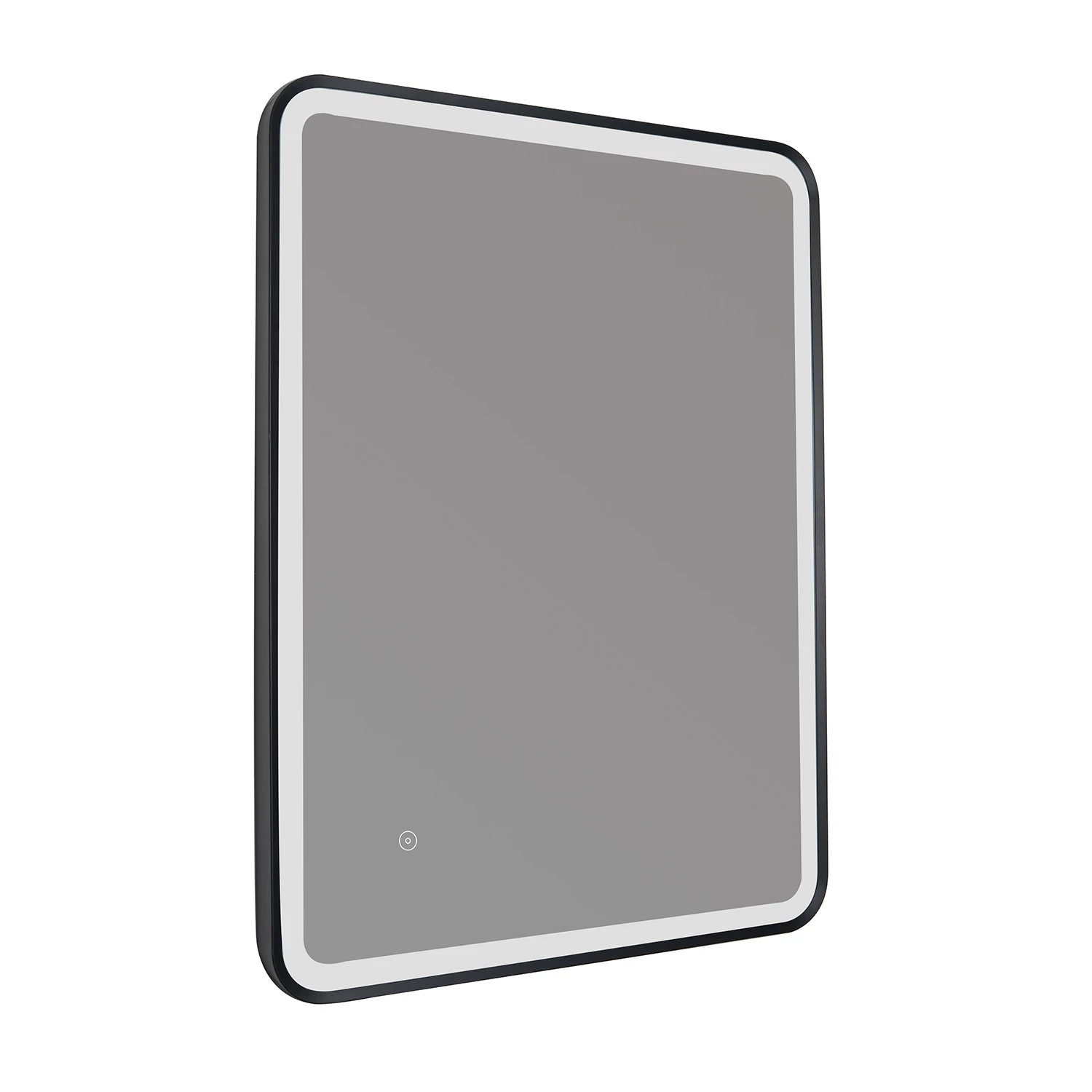 HIX LED Illuminated Brushed Brass Framed Mirror With Demister Pad & Colour Change Lights - 600 X 800mm 6 HIX LED Illuminated Brushed Brass Framed Mirror With Demister Pad & Colour Change Lights - 600 X 800mm - Image 4