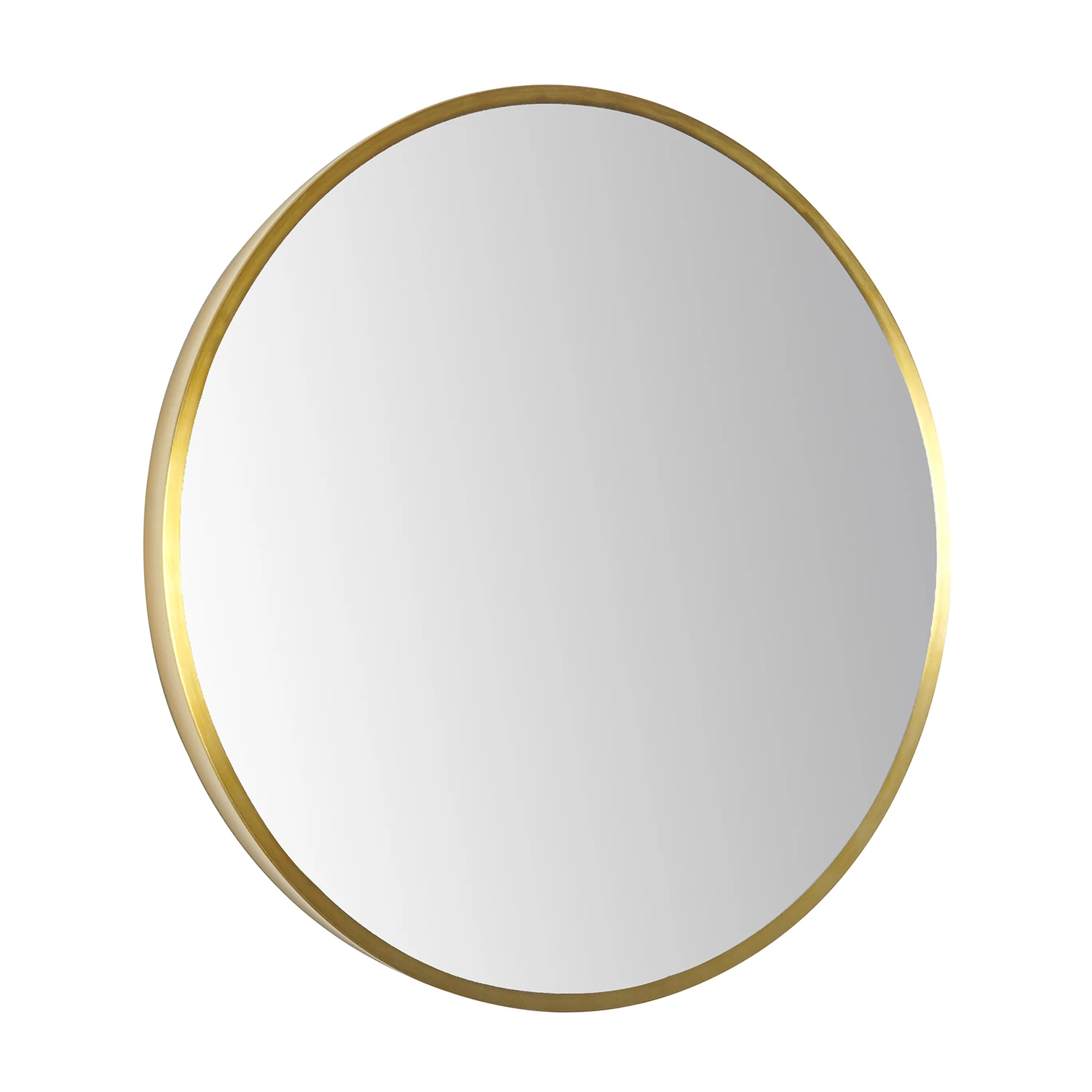 VOS Round Matt Black Framed Mirror - 600mm 6 VOS Round Matt Black Framed Mirror - 600mm - Image 4