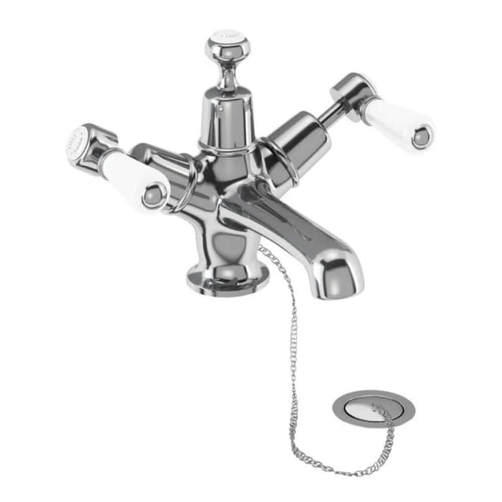Burlington Kensington Basin Mixer Tap With High Central Indice And Pop-Up Waste 4 Burlington Kensington Basin Mixer Tap With High Central Indice And Pop-Up Waste - Image 2