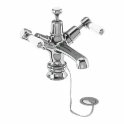 Burlington Kensington Regent Basin Mixer Tap With High Central Indice And Plug & Chain Waste 7 Burlington Kensington Regent Basin Mixer Tap With High Central Indice And Plug & Chain Waste -TAP WAREHOUSE Shop ker5 qt main
