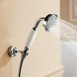 Flova Liberty Concealed Manual Mixer Valve With Ceiling Mounted Rainshower & Handset Kit - Chrome 12 Flova Liberty Concealed Manual Mixer Valve With Ceiling Mounted Rainshower & Handset Kit - Chrome -TAP WAREHOUSE Shop ki040 flova liberty shower handsets heroimage