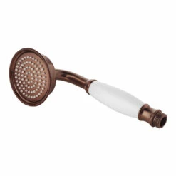 Flova Liberty 4 Hole Deck Mounted Bath Shower Mixer With Pull Out Handset - Oil Rubbed Bronze -TAP WAREHOUSE Shop ki040 orb flova liberty shower handsets