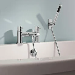 Crosswater Kai Lever Bath Shower Mixer With Shower Kit 8 Crosswater Kai Lever Bath Shower Mixer With Shower Kit -TAP WAREHOUSE Shop kl422dc lifestyle 1