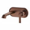 Flova Liberty Wall Mounted Basin Mixer With Clicker Waste - Oil Rubbed Bronze 2 Flova Liberty Wall Mounted Basin Mixer With Clicker Waste - Oil Rubbed Bronze -TAP WAREHOUSE Shop li2hwmbas orb flova wall mounted basin taps