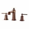 Flova Liberty 3 Hole Basin Mixer With Clicker Waste - Oil Rubbed Bronze 2 Flova Liberty 3 Hole Basin Mixer With Clicker Waste - Oil Rubbed Bronze -TAP WAREHOUSE Shop li3hbas orb flova liberty 3 hole basin mixers