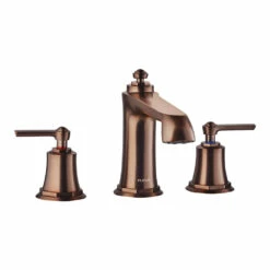Flova Liberty 3 Hole Deck Mounted Bath Mixer Tap - Oil Rubbed Bronze -TAP WAREHOUSE Shop li3hbf orb flova liberty bath fillers
