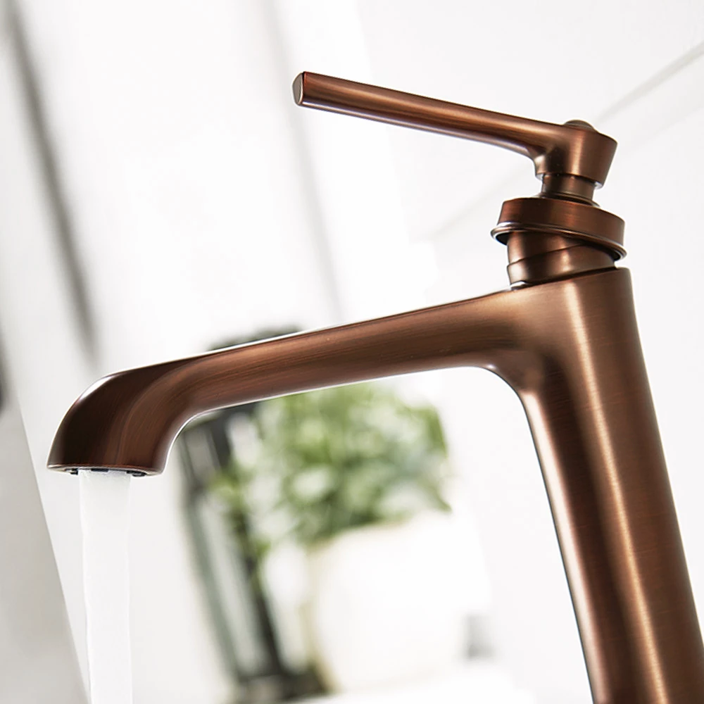 Flova Liberty Mono Basin Mixer With Clicker Waste - Oil Rubbed Bronze 5 Flova Liberty Mono Basin Mixer With Clicker Waste - Oil Rubbed Bronze - Image 3