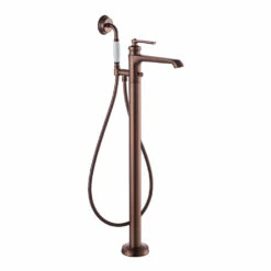 Flova Liberty Floor Standing Bath Shower Mixer With Handset Kit - Oil Rubbed Bronze