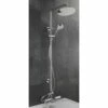 Sagittarius Logic Deck Mounted Thermostatic Bath Filler With Rigid Riser Shower Kit -TAP WAREHOUSE Shop lo298c