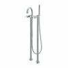 Flova Levo Floor Standing Bath Shower Mixer With Handset Kit 1 Flova Levo Floor Standing Bath Shower Mixer With Handset Kit -TAP WAREHOUSE Shop lvtbsm flova levo freestanding bath taps