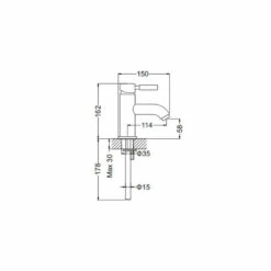 Proflow Fusion Mono Basin Mixer Tap With Clicker Waste -TAP WAREHOUSE Shop mbfu110n tech