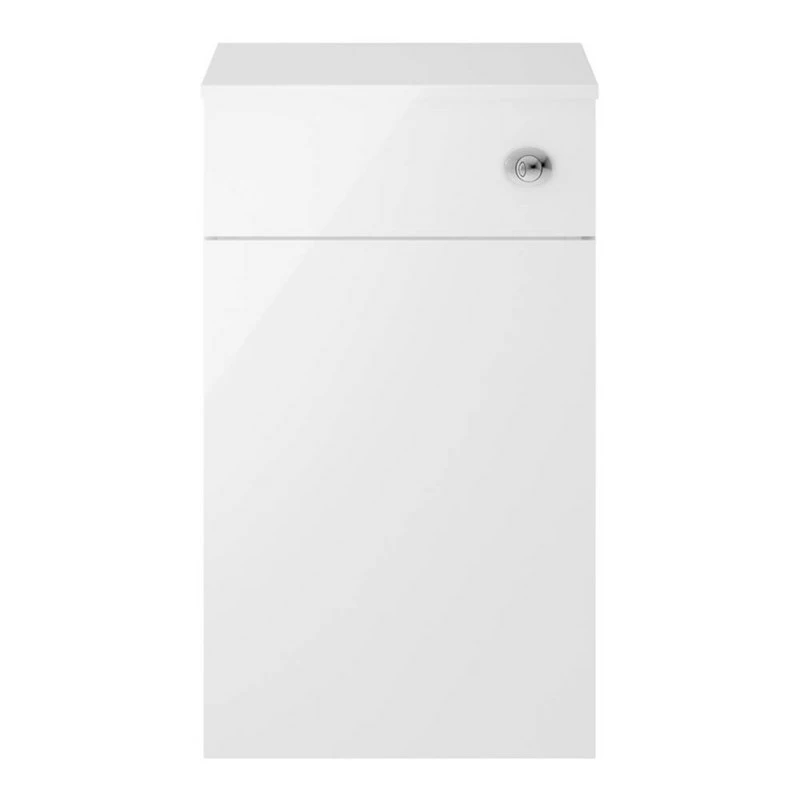 Emily 1100mm Combination Bathroom Toilet & Sink Unit With Minimalist Basin - White Gloss 7 Emily 1100mm Combination Bathroom Toilet & Sink Unit With Minimalist Basin - White Gloss - Image 5