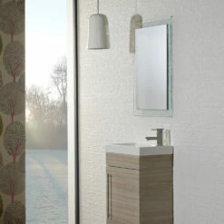 Roper Rhodes Level Bevelled Mirror With Clear Glass Frame - 710 X 495mm -TAP WAREHOUSE Shop mps401 life 2