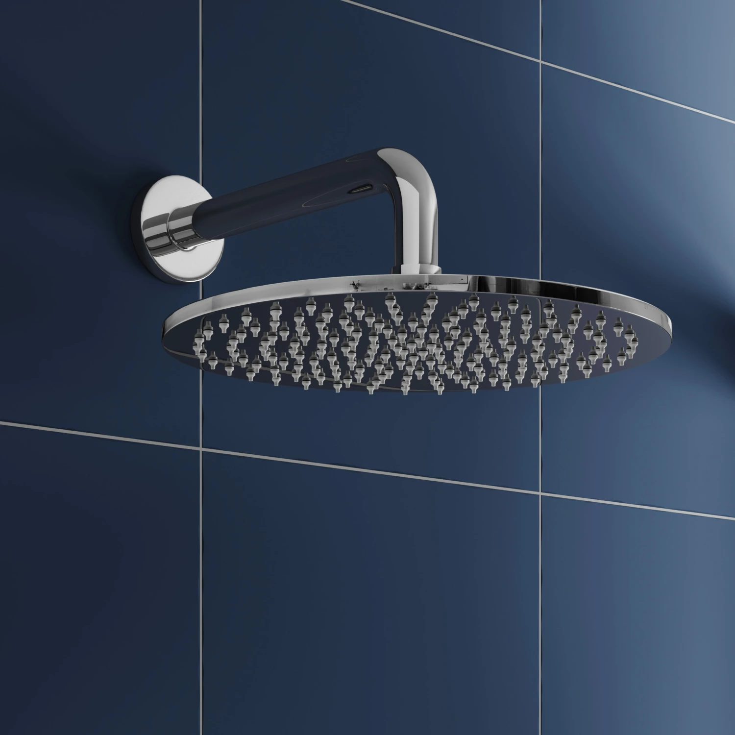 Natasha Concealed Thermostatic Shower Valve & ABS Fixed Shower Head - 150mm Ceiling Shower Arm 6 Natasha Concealed Thermostatic Shower Valve & ABS Fixed Shower Head - 150mm Ceiling Shower Arm - Image 4