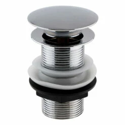 Nuie Push Button Basin Waste Unslotted