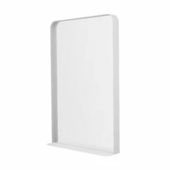 Origins Living City Mirror With Shelf 750 X 500mm - Matt White 13 Origins Living City Mirror With Shelf 750 X 500mm - Matt White -TAP WAREHOUSE Shop origins city mirror shelf 750 500 white