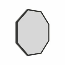 Origins Living Docklands Octagon Mirror 600 X 600mm - Brushed Brass -TAP WAREHOUSE Shop origins docklands octagon mirror black